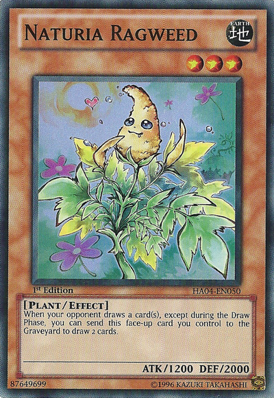 Naturia Ragweed [HA04-EN050] Super Rare Yu-Gi-Oh!