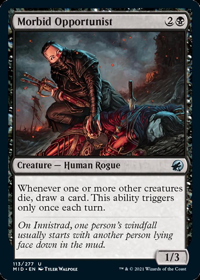 Morbid Opportunist [Innistrad: Midnight Hunt] Magic: The Gathering
