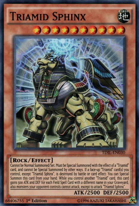 Triamid Sphinx [TDIL-EN030] Super Rare Yu-Gi-Oh!