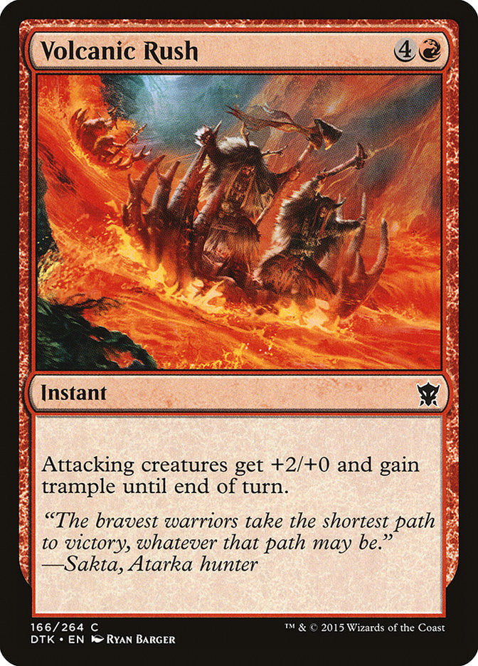 Volcanic Rush [Dragons of Tarkir] Magic: The Gathering