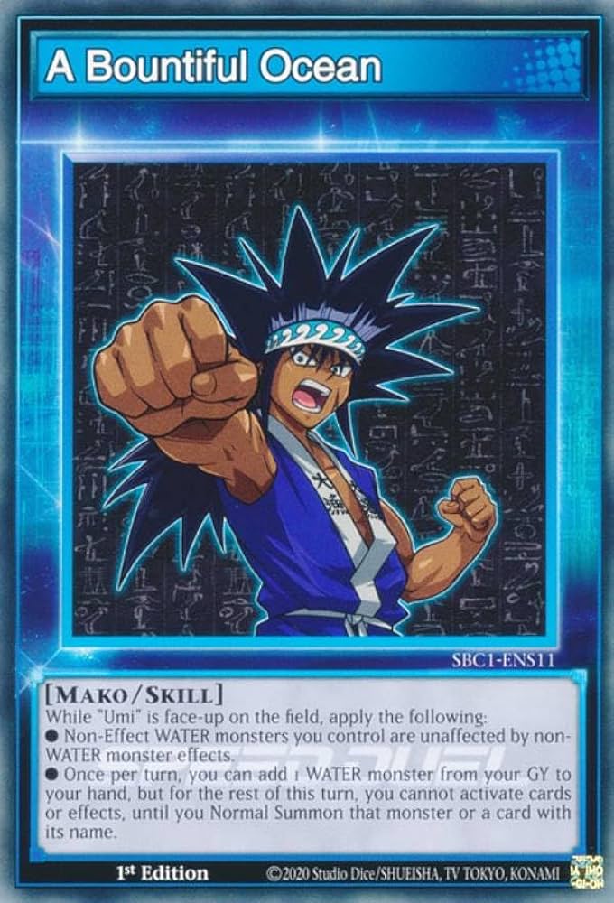A Bountiful Ocean [SBC1-ENS11] Common Yu-Gi-Oh!