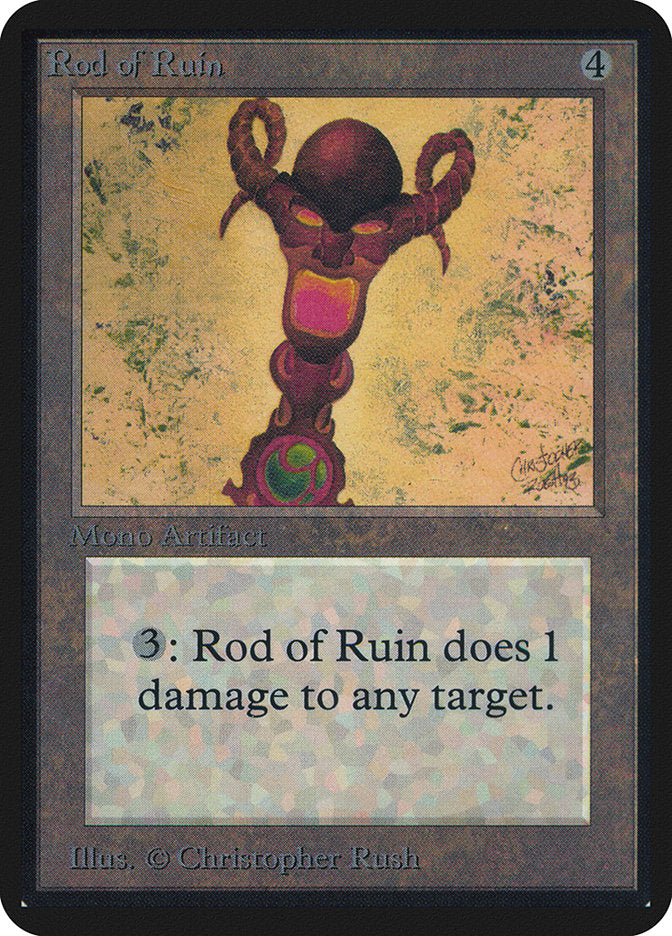 Rod of Ruin [Alpha Edition] Magic: The Gathering