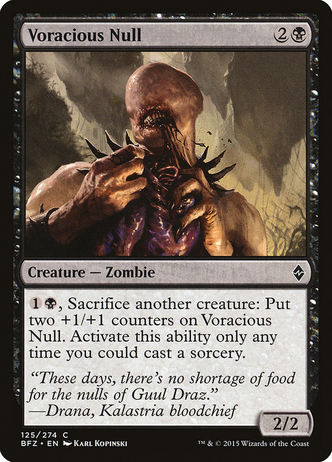 Voracious Null [Battle for Zendikar] Magic: The Gathering