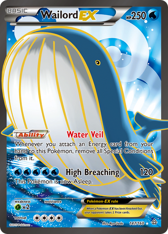 Wailord EX (147/160) [XY: Primal Clash] Pokémon