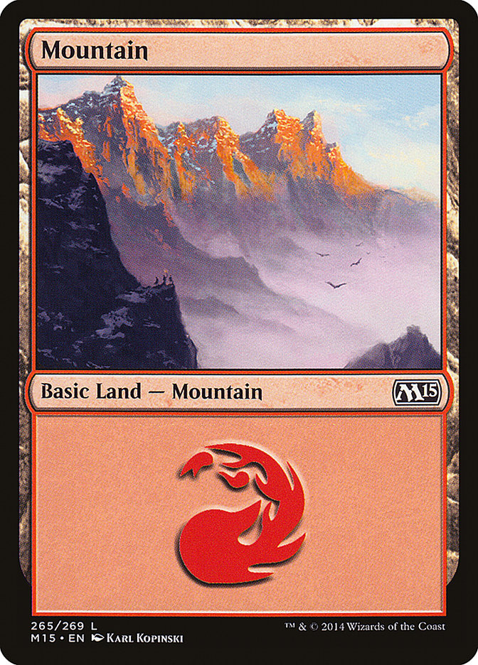 Mountain (265) [Magic 2015] Magic: The Gathering