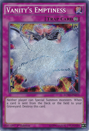 Vanity's Emptiness [LC5D-EN253] Secret Rare Yu-Gi-Oh!