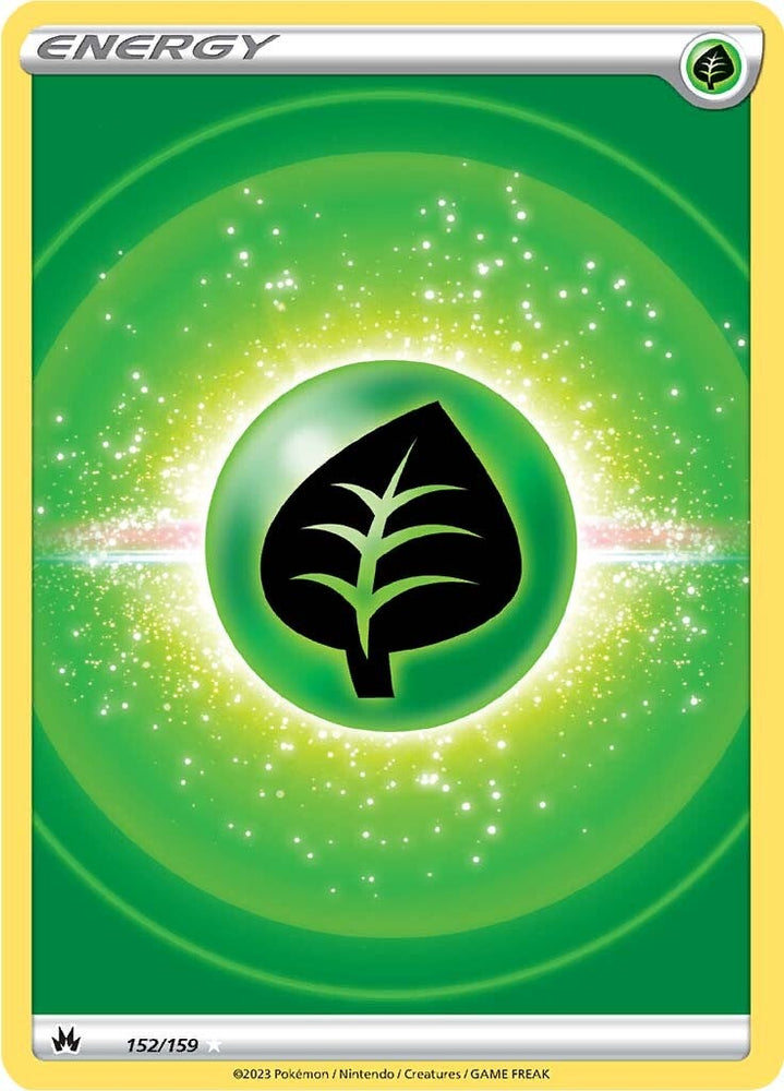 Grass Energy (152/159) (Texture Full Art) [Sword & Shield: Crown Zenith] Pokémon
