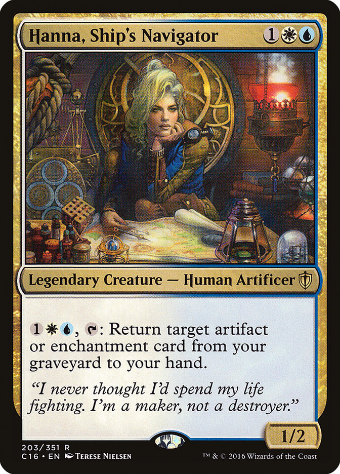 Hanna, Ship's Navigator [Commander 2016] Magic: The Gathering