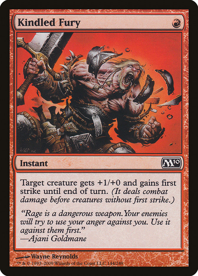 Kindled Fury [Magic 2010] Magic: The Gathering