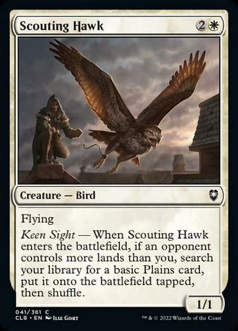 Scouting Hawk [Commander Legends: Battle for Baldur's Gate] Magic: The Gathering