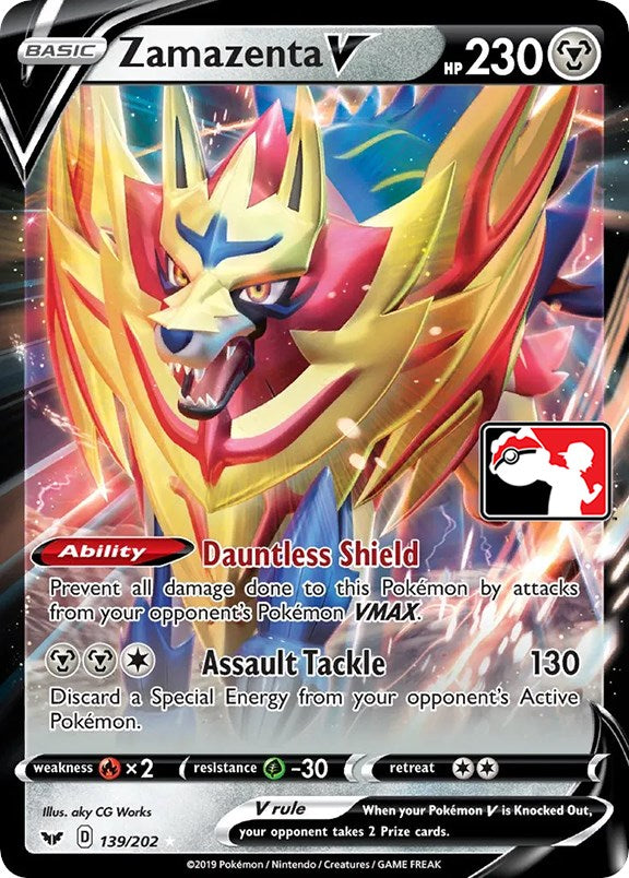 Zamazenta V (139/202) [Prize Pack Series One] Pokémon