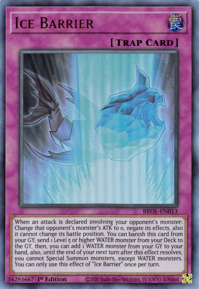 Ice Barrier [BROL-EN013] Ultra Rare Yu-Gi-Oh!