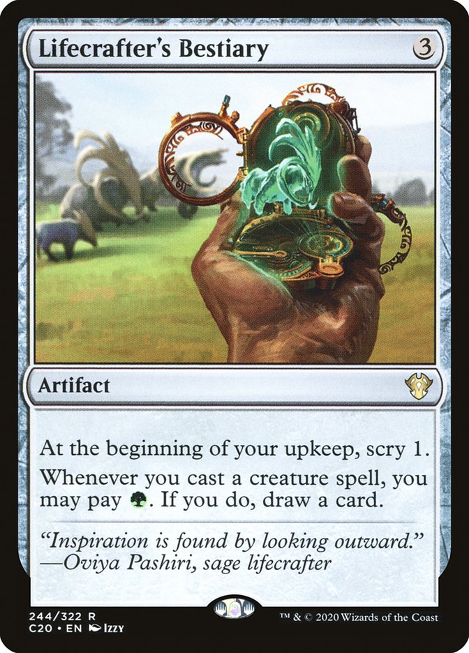 Lifecrafter's Bestiary [Commander 2020] Magic: The Gathering