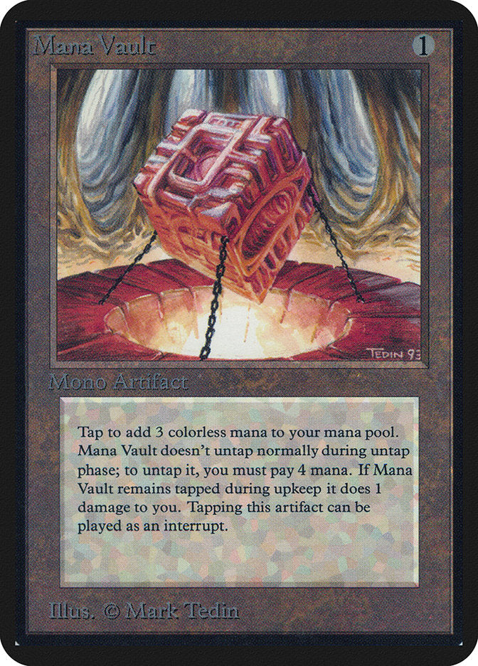 Mana Vault [Alpha Edition] Magic: The Gathering
