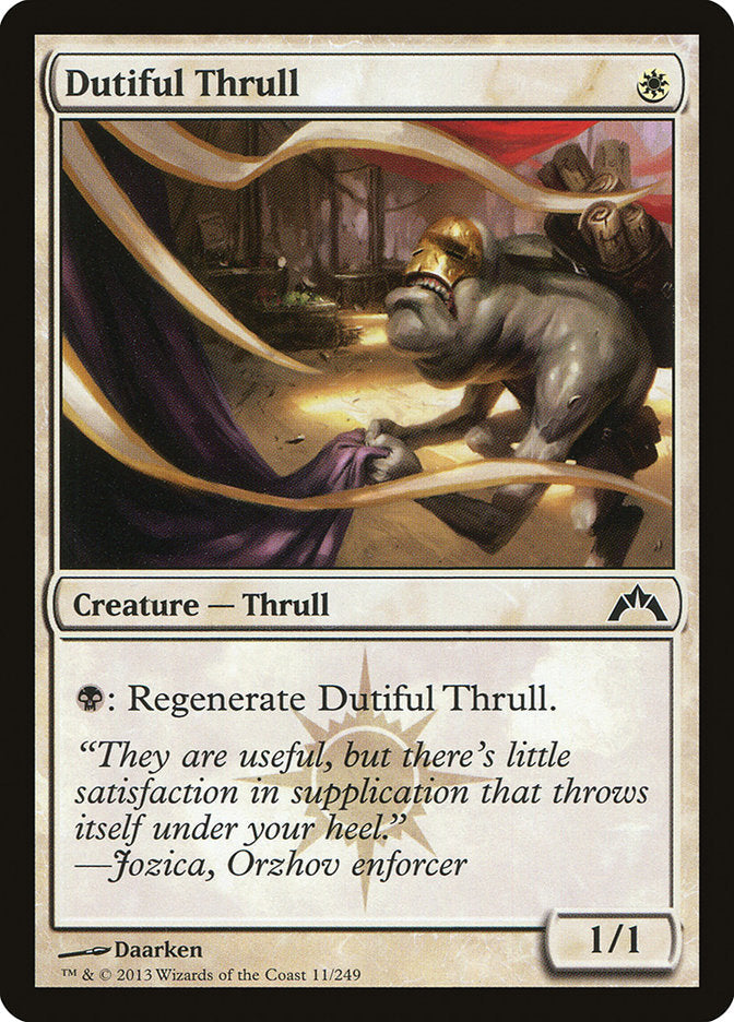 Dutiful Thrull [Gatecrash] Magic: The Gathering
