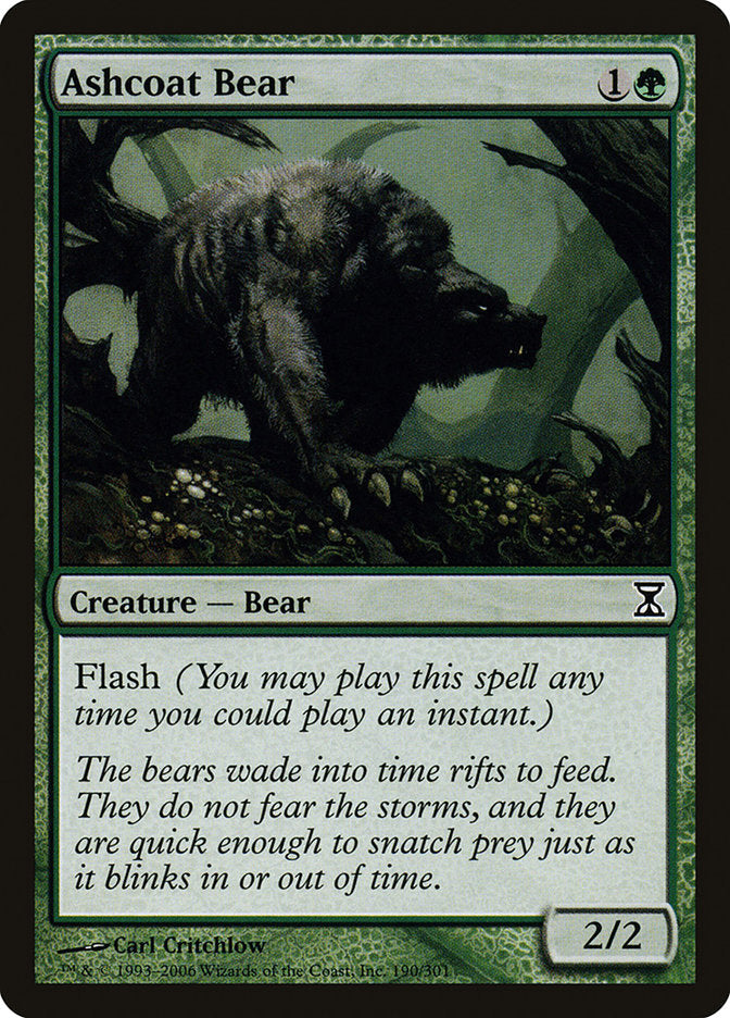 Ashcoat Bear [Time Spiral] Magic: The Gathering