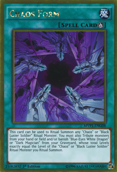 Chaos Form [MVP1-ENG08] Gold Rare Yu-Gi-Oh!