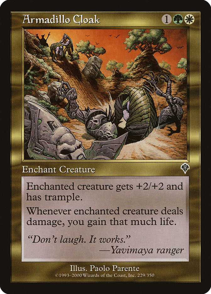 Armadillo Cloak [Invasion] Magic: The Gathering