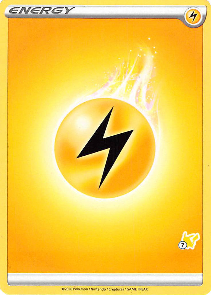 Lightning Energy (Pikachu Stamp #7) [Battle Academy 2022] Pokémon