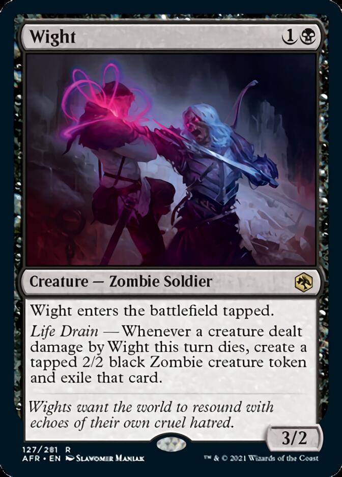 Wight [Dungeons & Dragons: Adventures in the Forgotten Realms] Magic: The Gathering