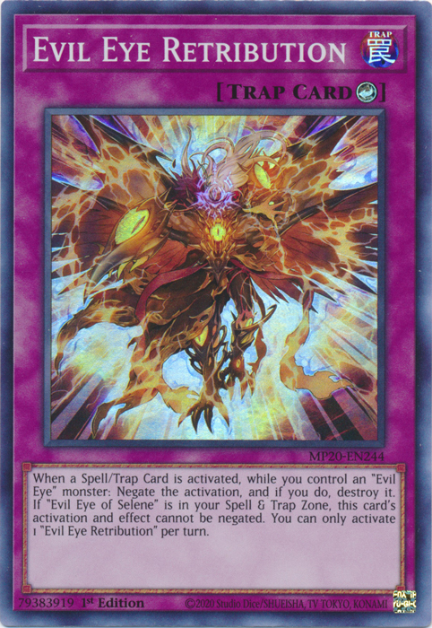 Evil Eye Retribution [MP20-EN244] Super Rare Yu-Gi-Oh!