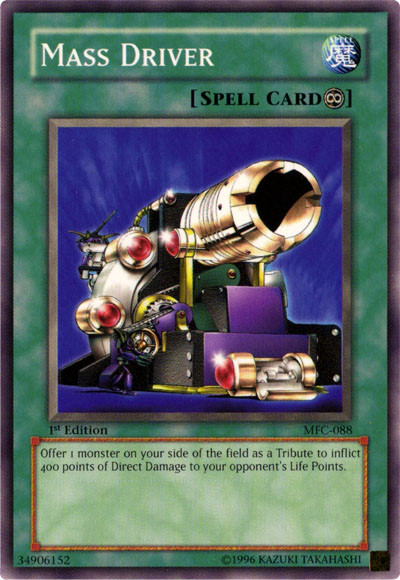 Mass Driver [MFC-088] Common Yu-Gi-Oh!