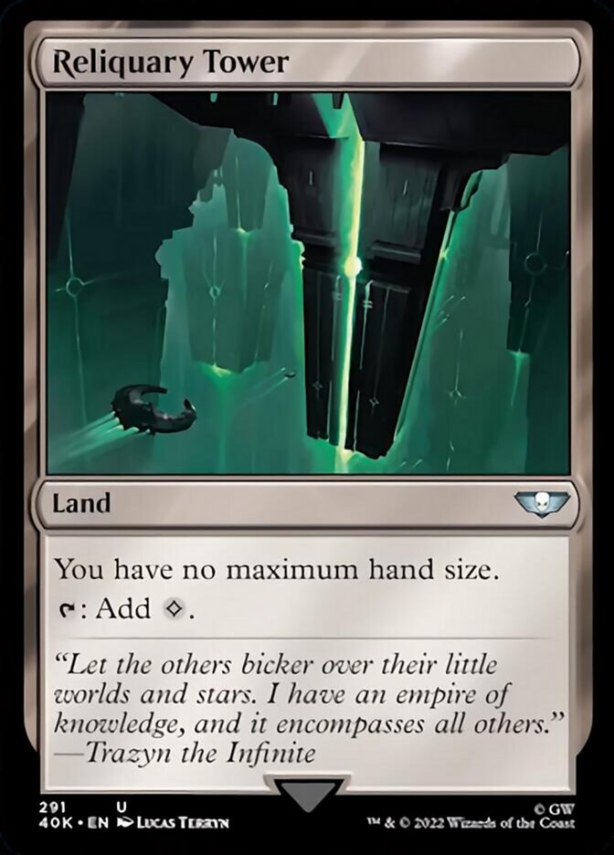 Reliquary Tower (Surge Foil) [Warhammer 40,000] Magic: The Gathering