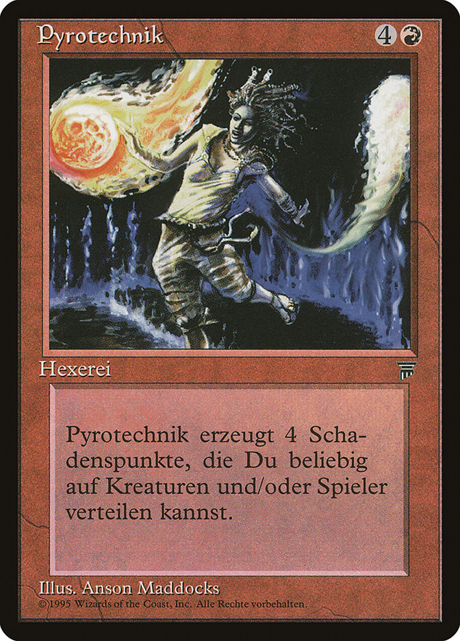 Pyrotechnics (German) - "Pyrotechnik" [Renaissance] Magic: The Gathering