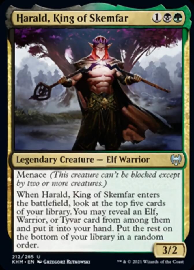 Harald, King of Skemfar [Kaldheim] Magic: The Gathering