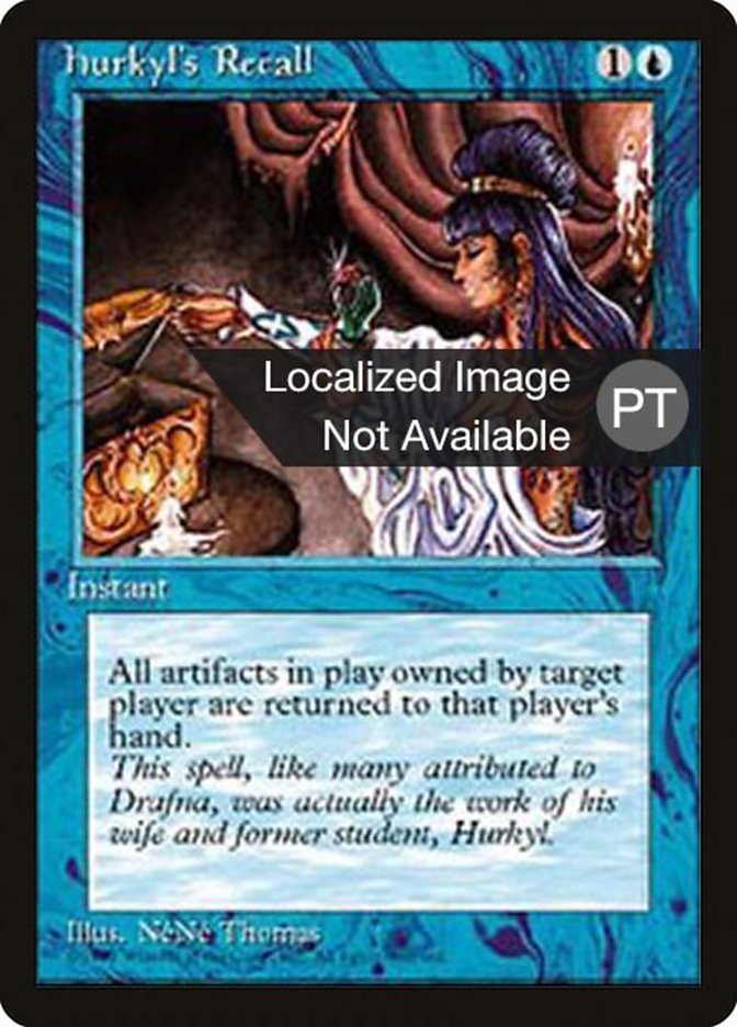 Hurkyl's Recall [Fourth Edition (Foreign Black Border)] Magic: The Gathering