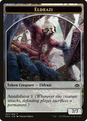 Eldrazi Spawn (002) // Eldrazi Double-Sided Token [Planechase Anthology Tokens] Magic: The Gathering