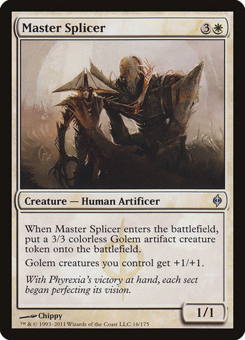 Master Splicer [New Phyrexia] Magic: The Gathering
