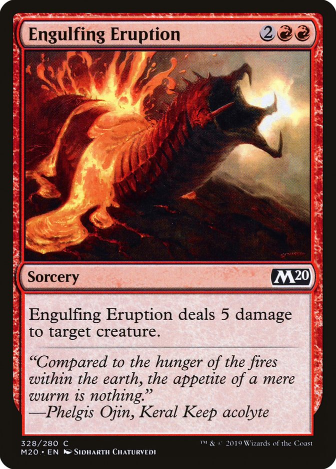 Engulfing Eruption [Core Set 2020] Magic: The Gathering