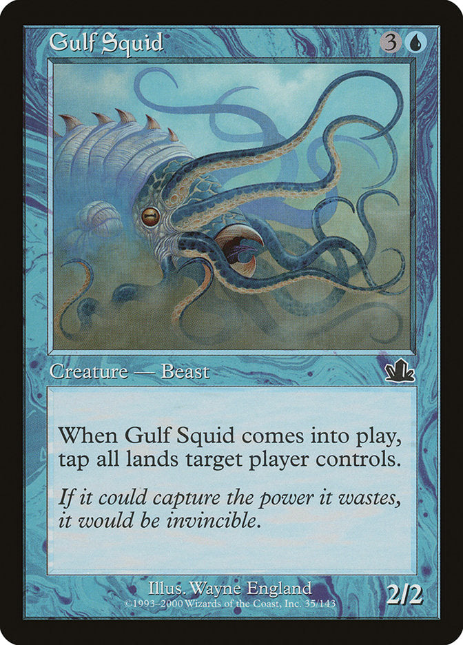 Gulf Squid [Prophecy] Magic: The Gathering