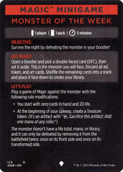 Monster of The Week (Magic Minigame) [Innistrad: Crimson Vow Minigame] Magic: The Gathering
