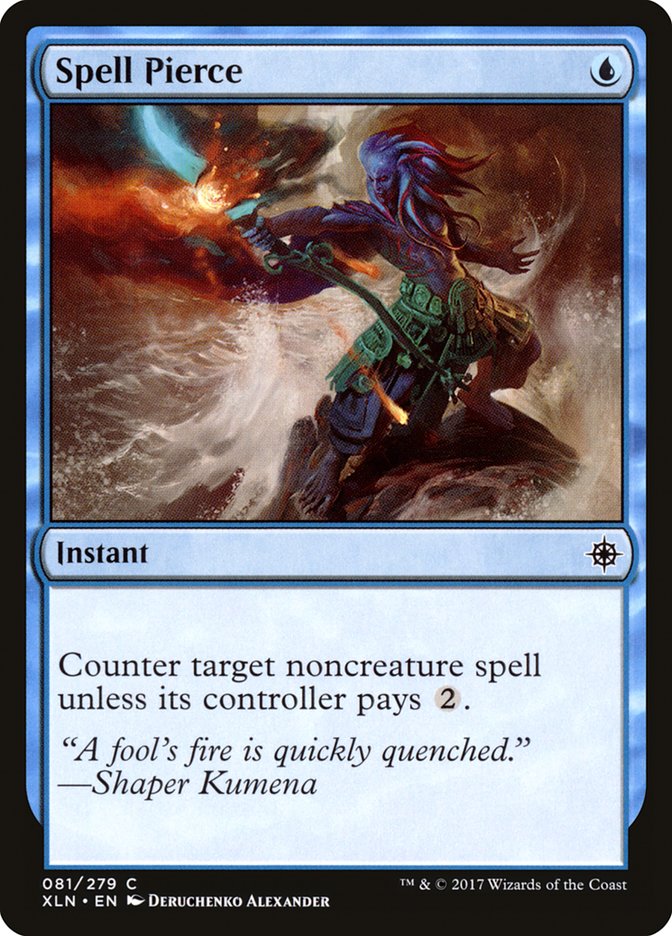 Spell Pierce [Ixalan] Magic: The Gathering