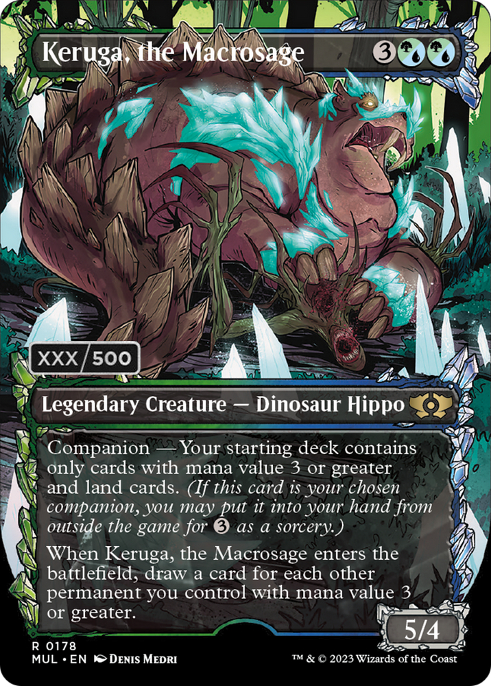 Keruga, the Macrosage (Serialized) [Multiverse Legends] Magic: The Gathering