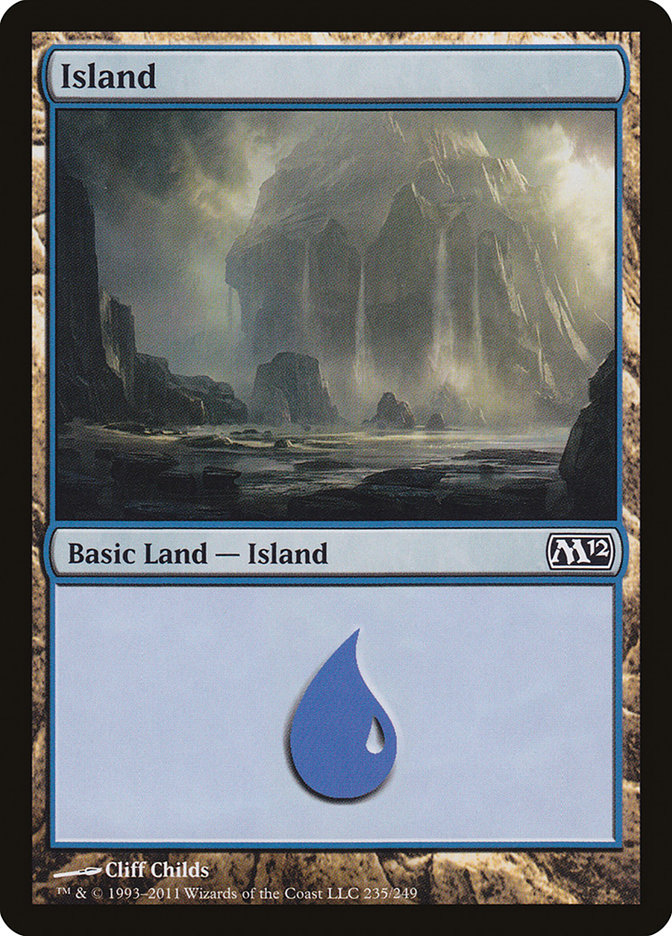 Island (235) [Magic 2012] Magic: The Gathering