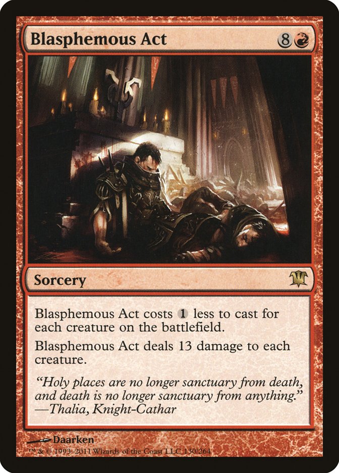 Blasphemous Act [Innistrad] Magic: The Gathering