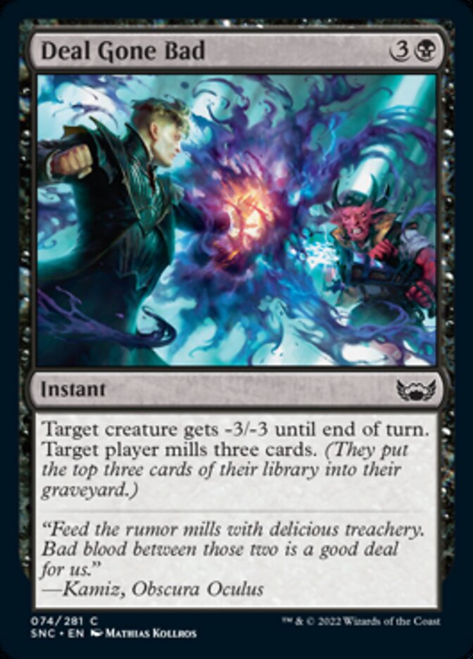 Deal Gone Bad [Streets of New Capenna] Magic: The Gathering