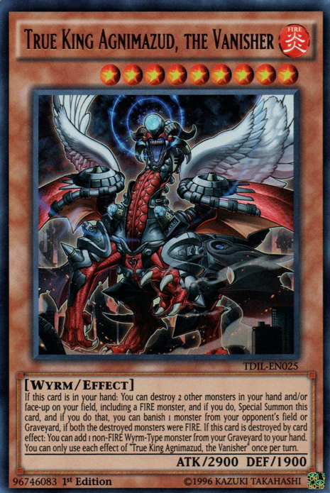 True King Agnimazud, the Vanisher [TDIL-EN025] Ultra Rare Yu-Gi-Oh!
