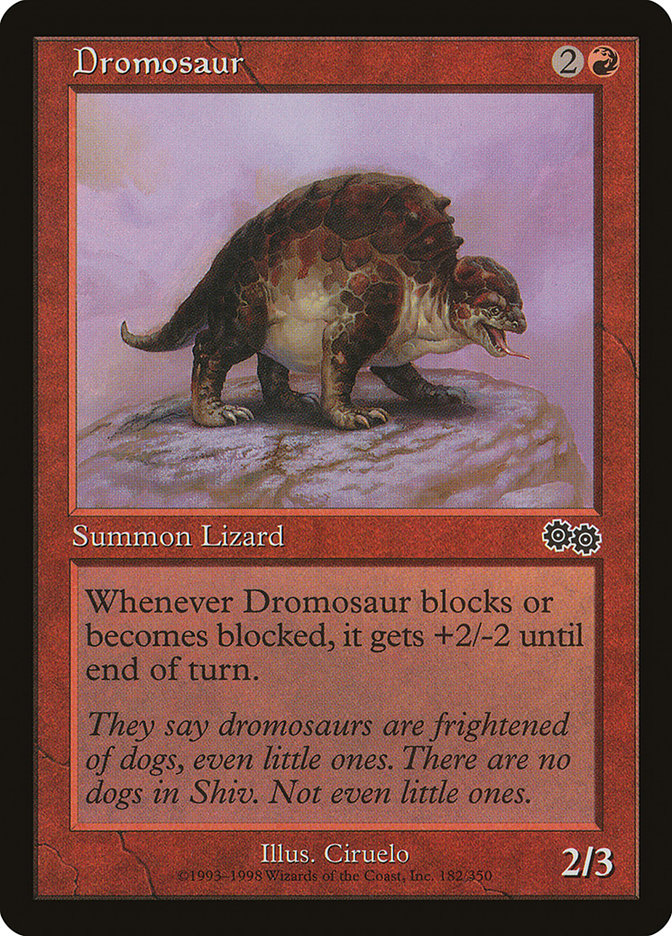 Dromosaur [Urza's Saga] Magic: The Gathering