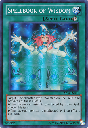 Spellbook of Wisdom [AP04-EN010] Super Rare Yu-Gi-Oh!
