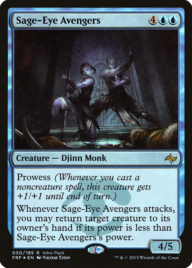 Sage-Eye Avengers (Intro Pack) [Fate Reforged Promos] Magic: The Gathering
