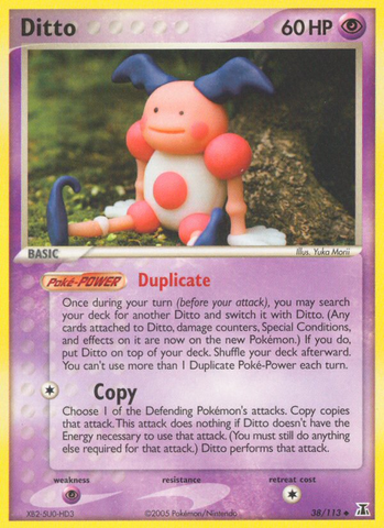 Ditto (38/113) [EX: Delta Species] Pokémon
