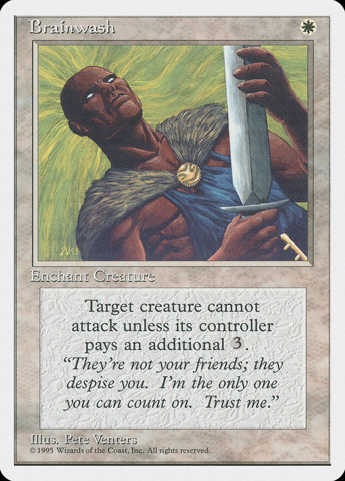 Brainwash [Fourth Edition] Magic: The Gathering