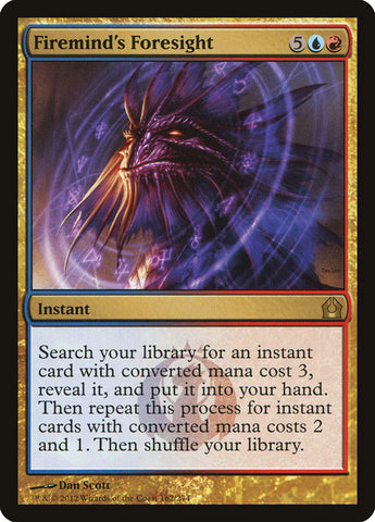 Firemind's Foresight [Return to Ravnica] Magic: The Gathering