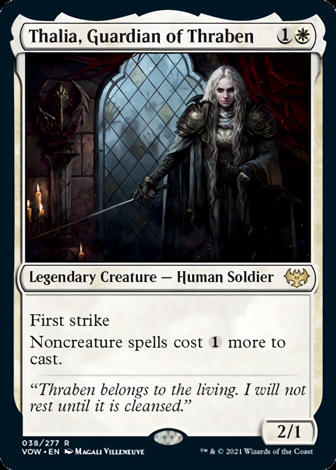 Thalia, Guardian of Thraben [Innistrad: Crimson Vow] Magic: The Gathering
