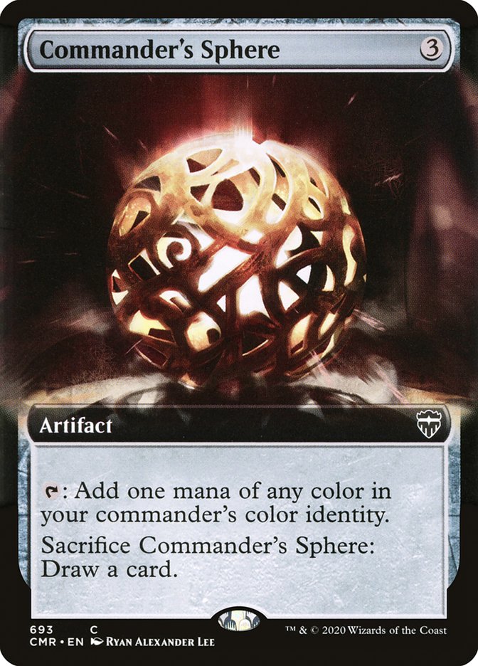 Commander's Sphere (Extended Art) [Commander Legends] Magic: The Gathering