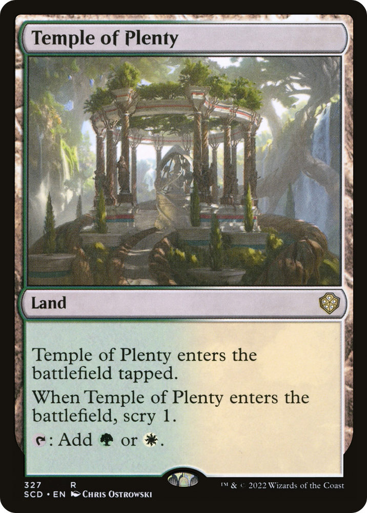 Temple of Plenty [Starter Commander Decks] Magic: The Gathering